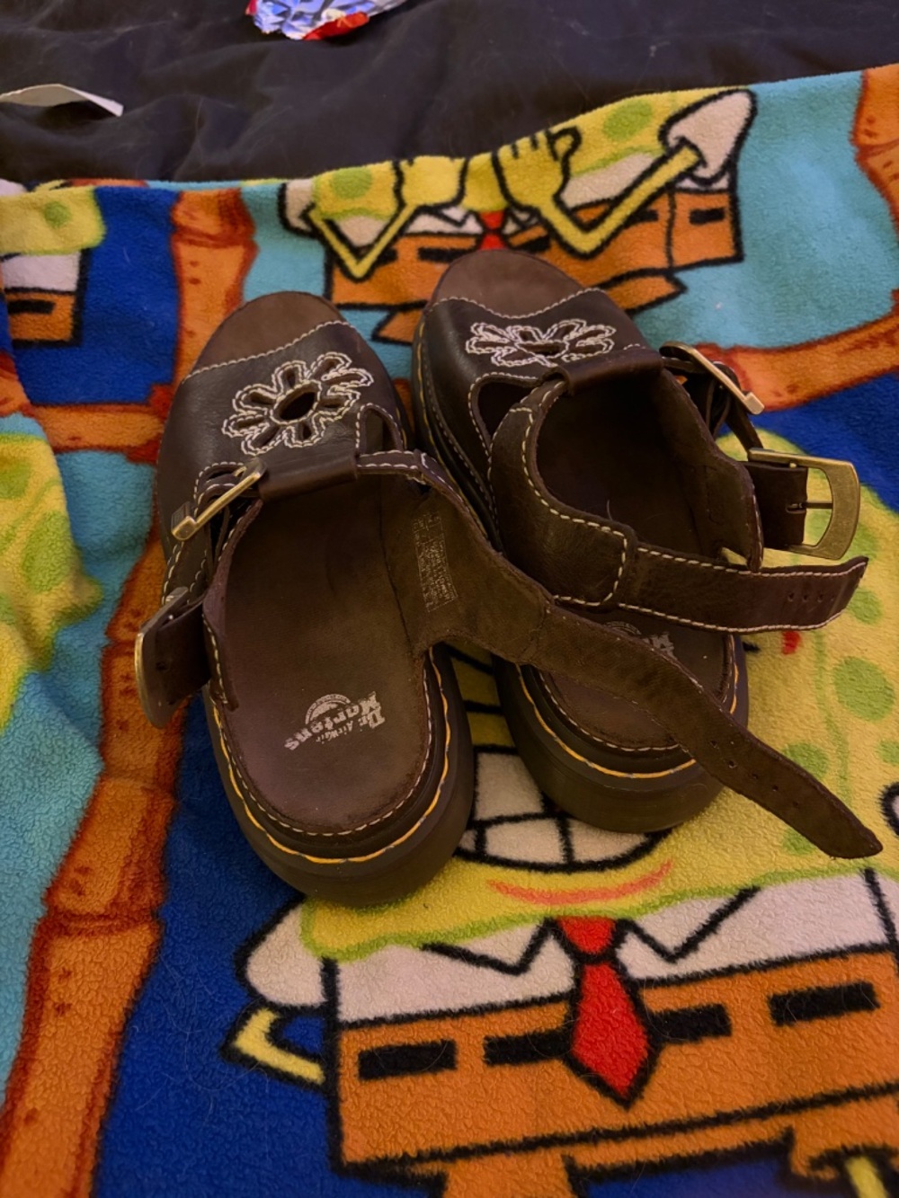 NWOT Dunnet Flower Full Grain Sandals Size 7 - Picture 4 of 6